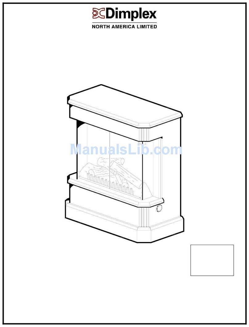 Dimplex contempra ef KDS6401E User manual Dimplex contempra ef KDS6401E User manual