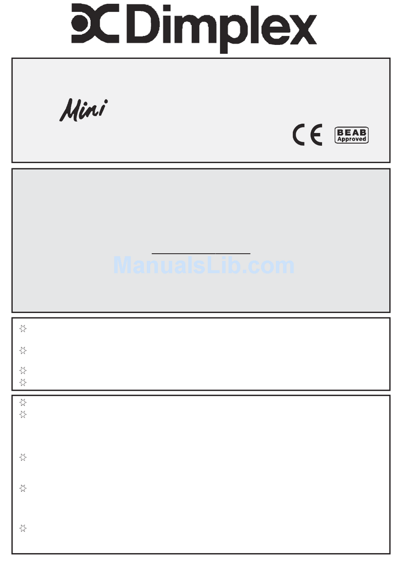 Dimplex XL6N User manual
