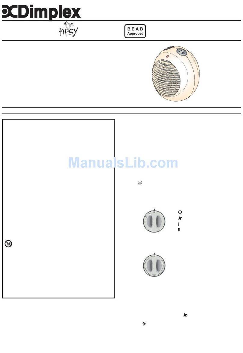 Dimplex Tipsy DXUFSR2 User manual