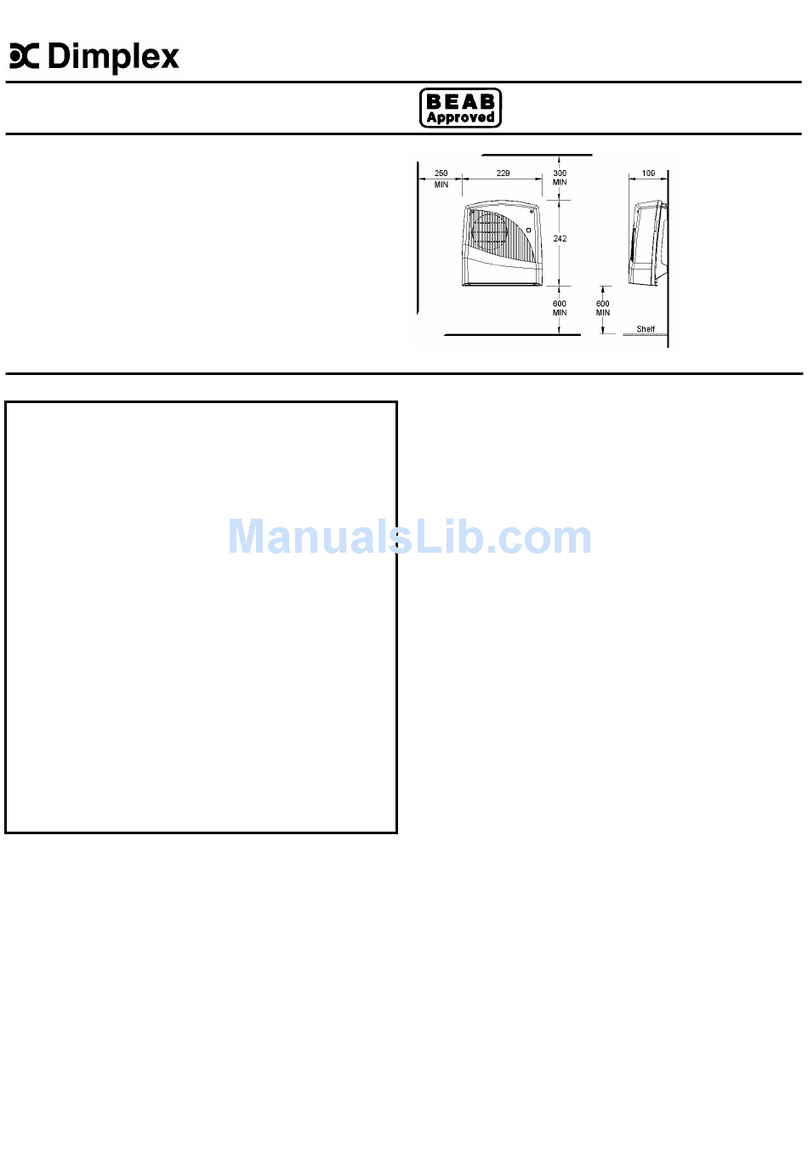 Dimplex FX 20VL User manual
