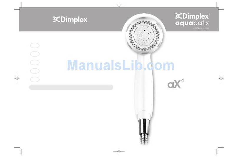 Dimplex Shower user guide