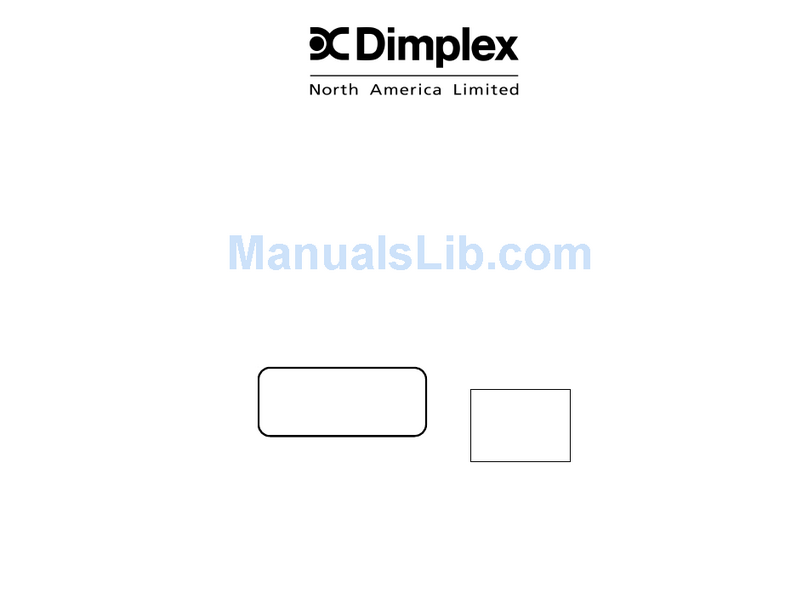 Dimplex IN-STUD V1525BT User manual Dimplex IN-STUD V1525BT User manual
