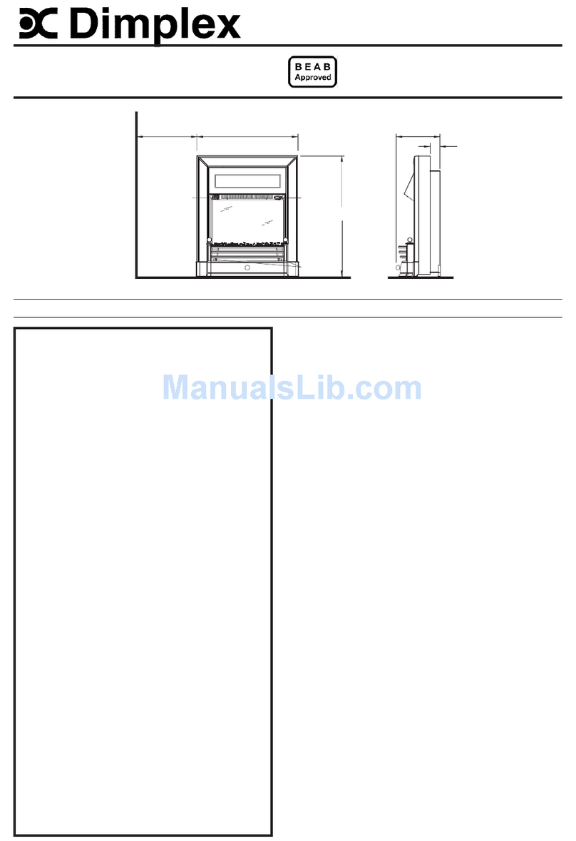 Dimplex Chalbury Fire CHB20BR User manual Dimplex Chalbury Fire CHB20BR User manual