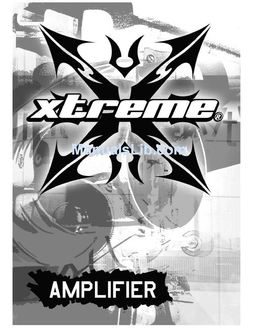 Directed Electronics Xtreme XA-3002 owner's manual