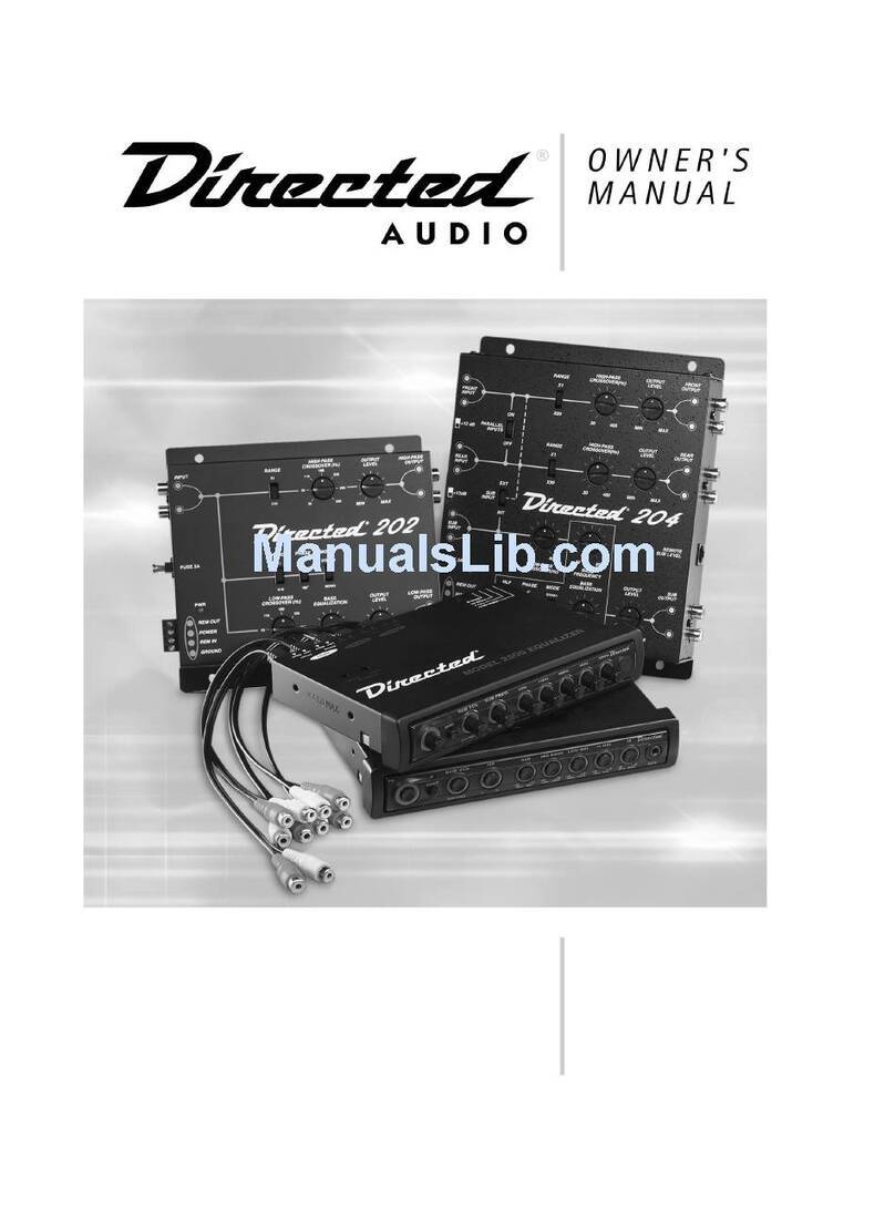 Directed Audio 2500 owner's manual