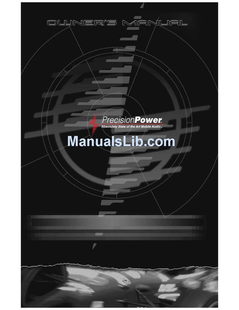 Directed Electronics Precision Power A1200/4 User manual