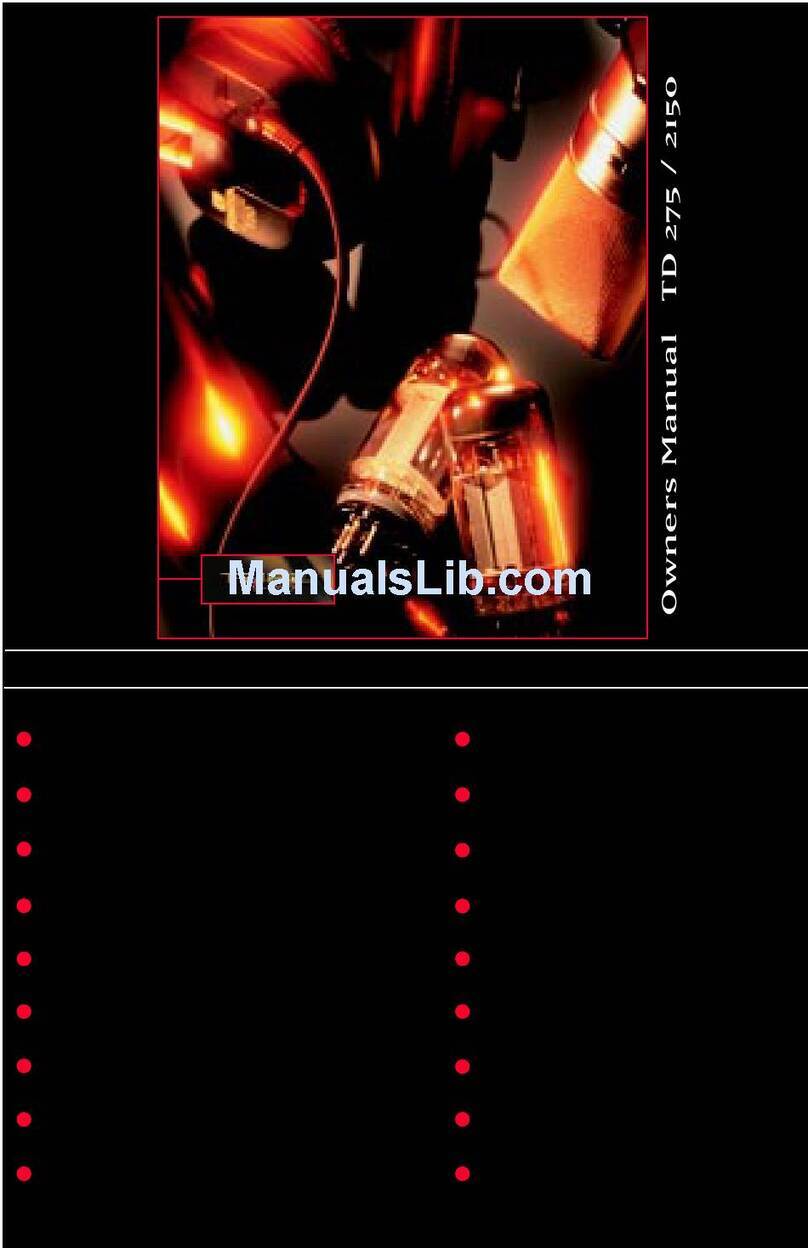 Directed Electronics Tube Driver System TD275/2150 owner's manual