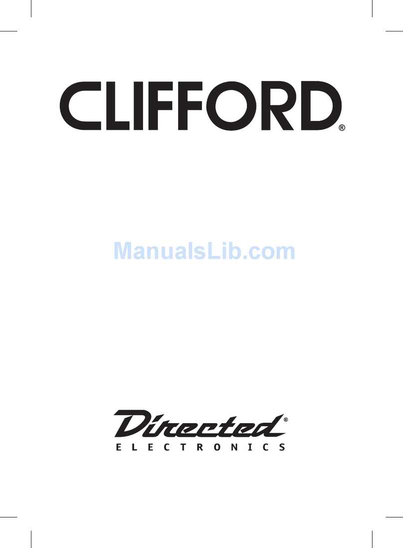 Directed Electronics Clifford 2.2 User manual