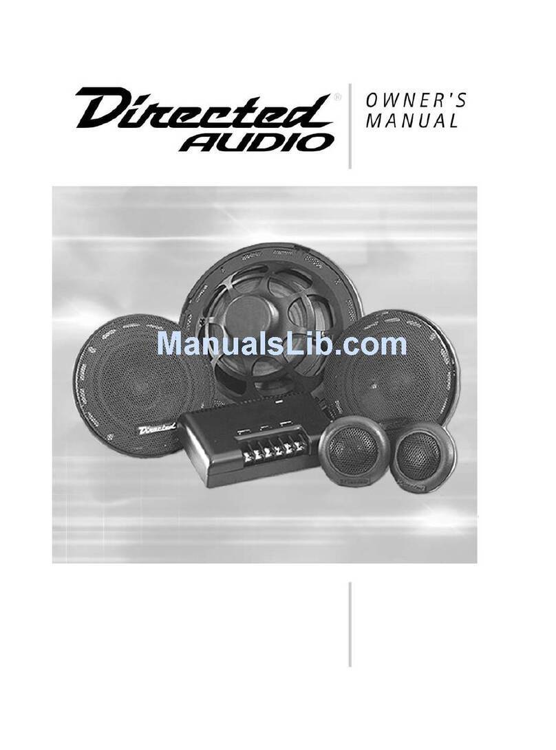 Directed Audio s550 owner's manual