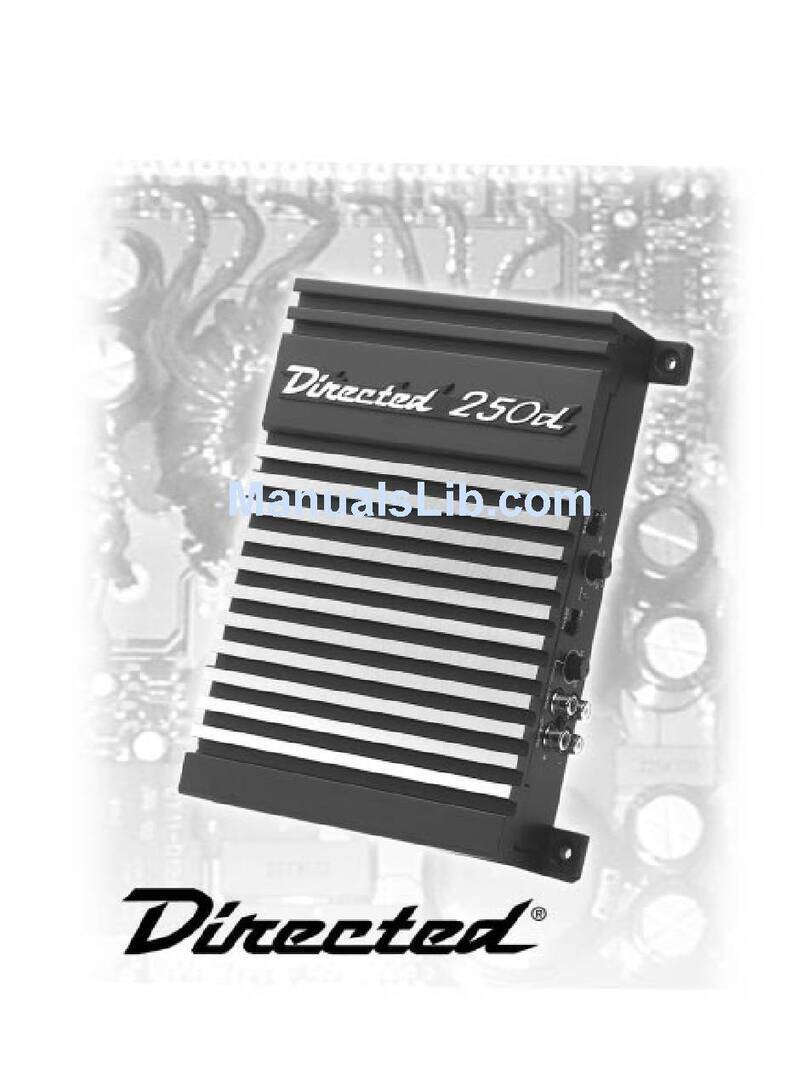 Directed Audio 250d owner's manual