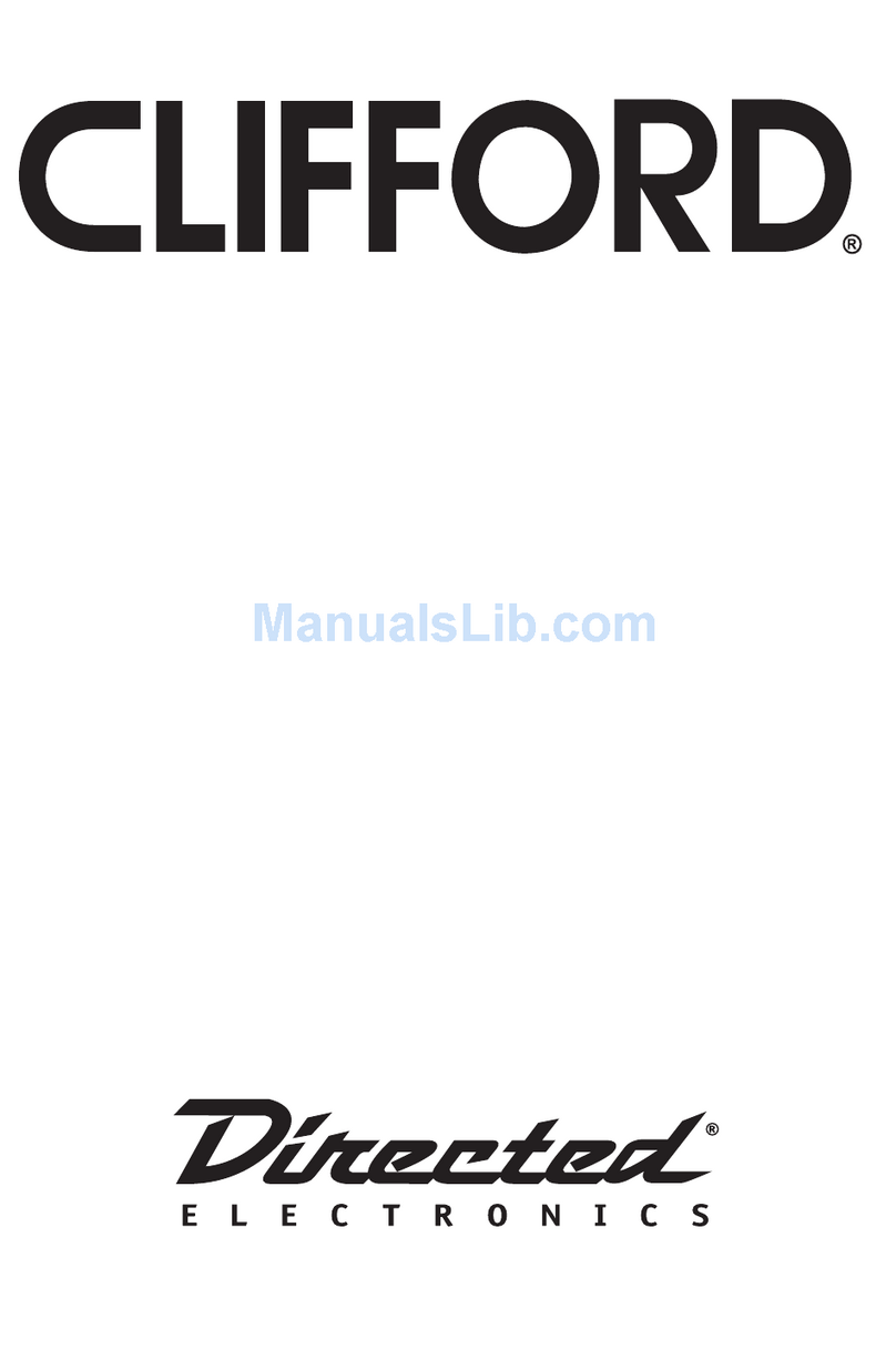 Directed Electronics Clifford G4203X User manual