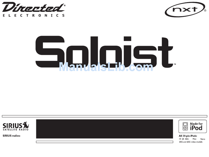 Directed Electronics Soloist Desktop Docking Station User manual