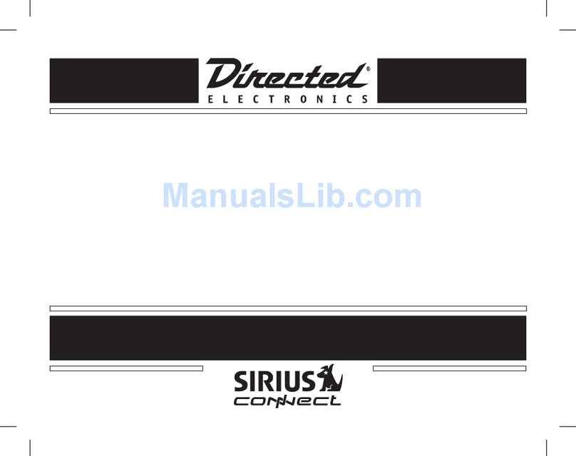 Directed Electronics Honda/Acura SIRIUS Interface HON-SC1 User manual