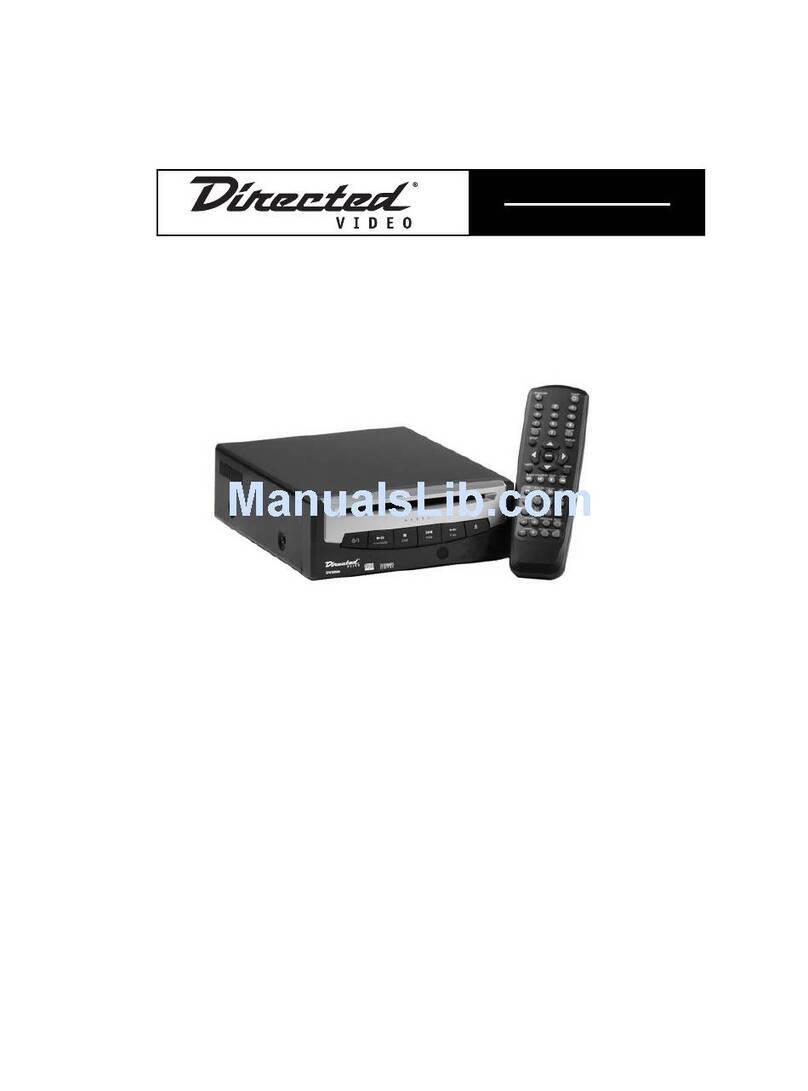 Directed Video DV2000 Owner's installation guide