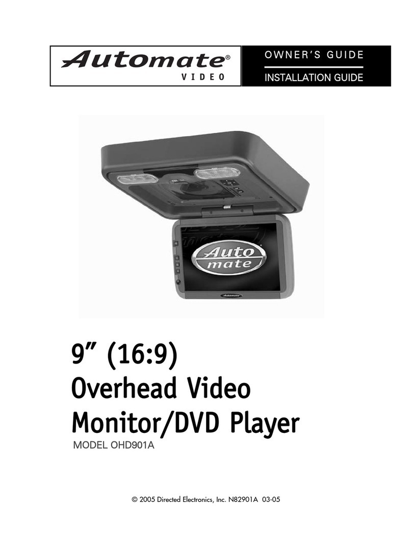 Automate Video OHD901A Owner's installation guide