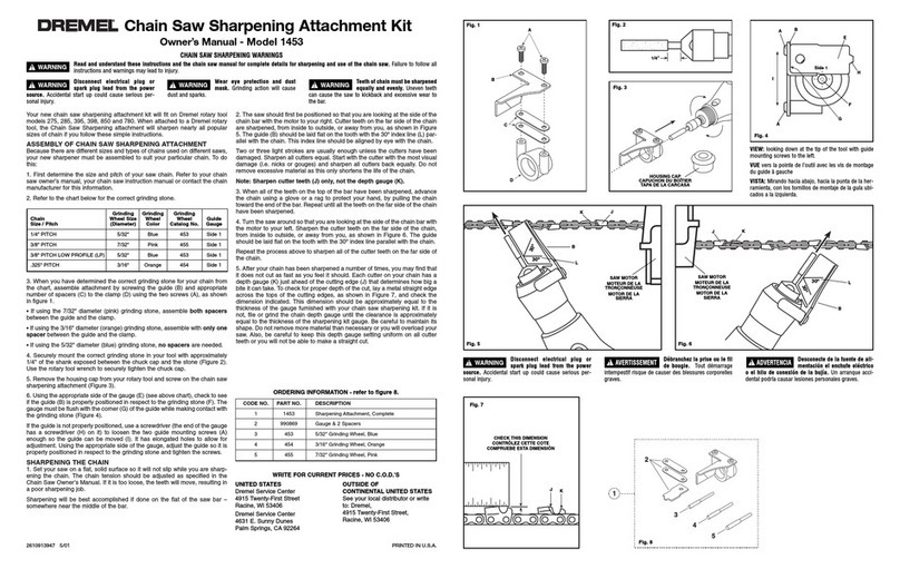Dremel 1453 User manual