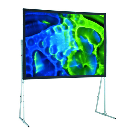Draper Portable Projection Screen User manual