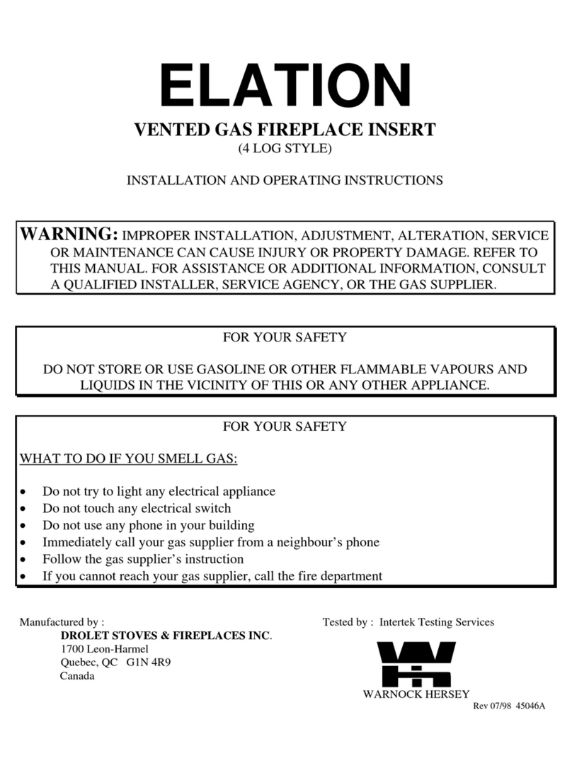 Drolet Nova 820 User manual Drolet Nova 820 User manual