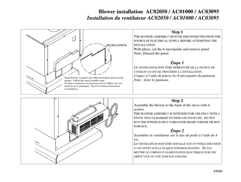 Drolet A C03095 User manual Drolet A C03095 User manual