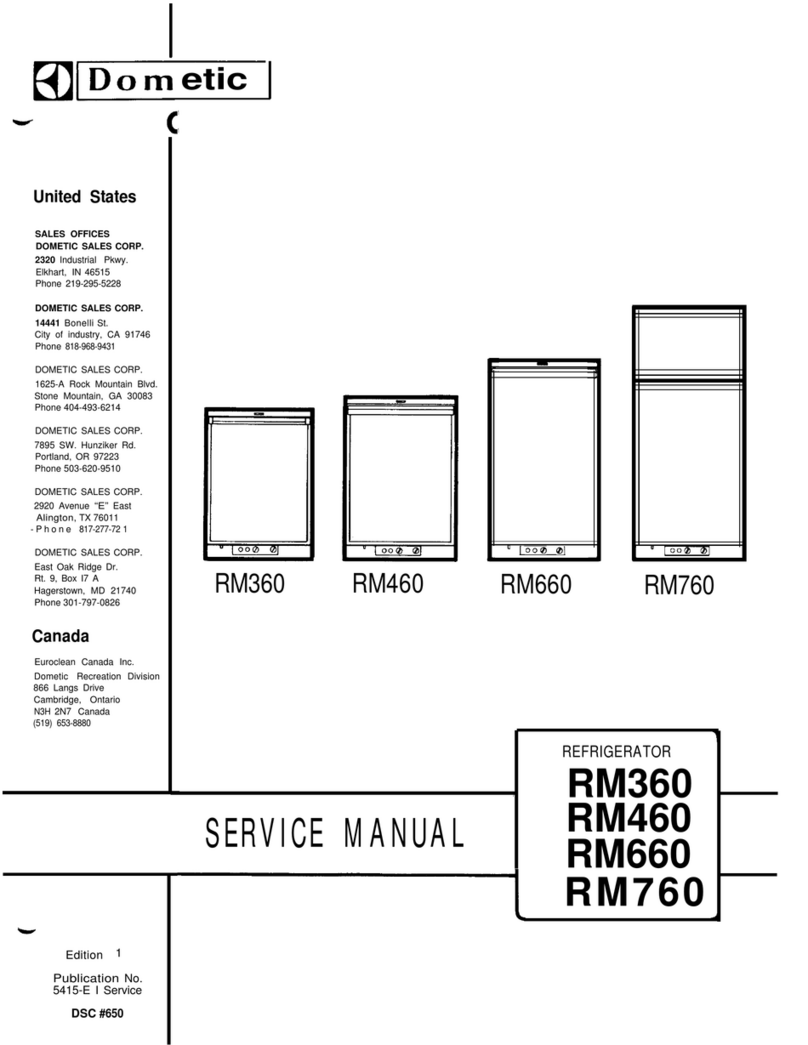 Dometic RM36O User manual