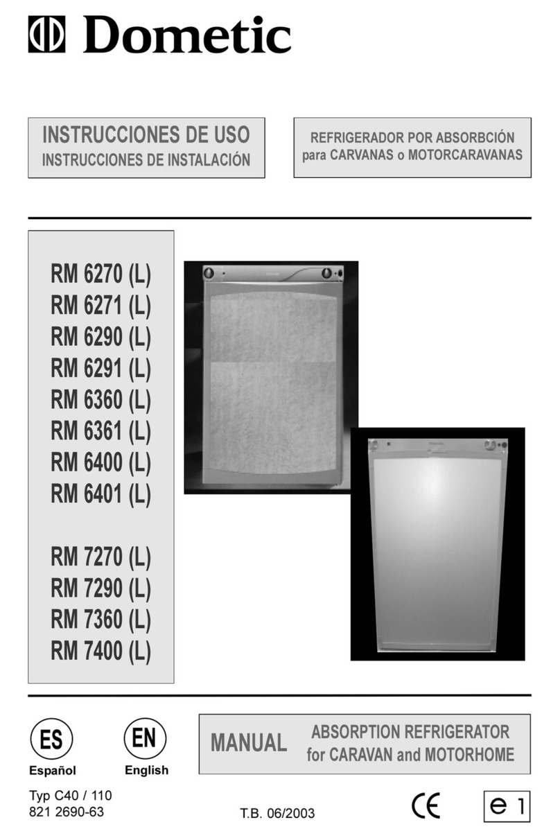 Dometic RM 6200(L) User manual