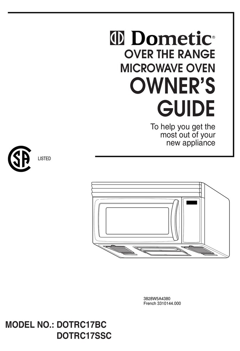 Dometic DOTRC17BC User manual