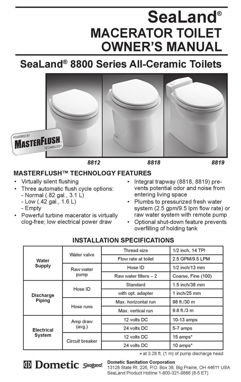 SeaLand 8818 User manual