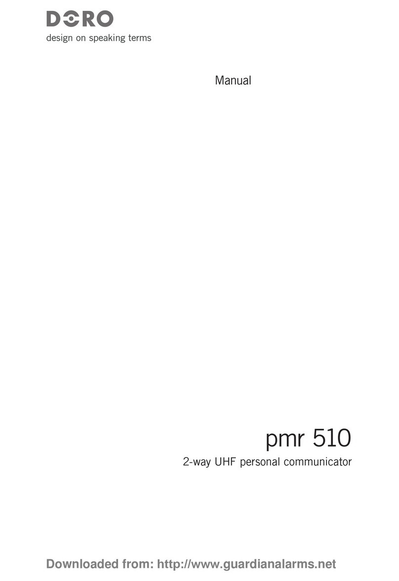 Doro PMR 510 user manual