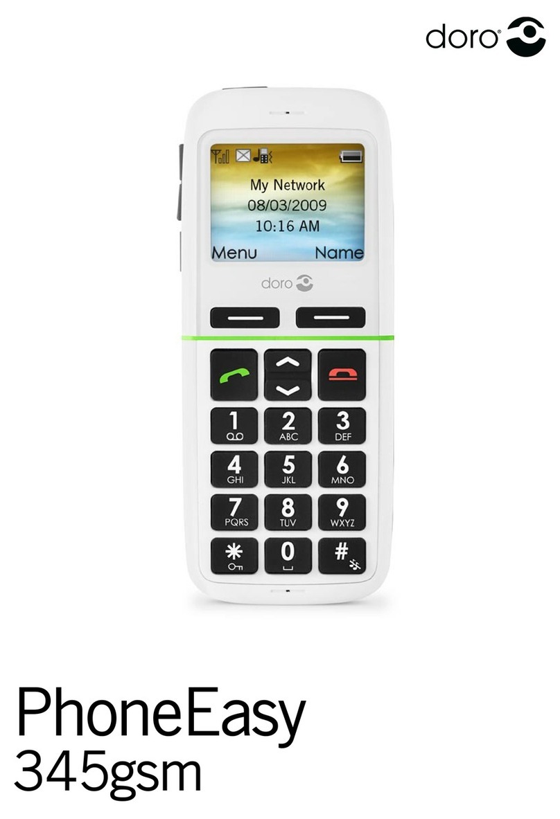 Doro PhoneEasy 345gsm User manual