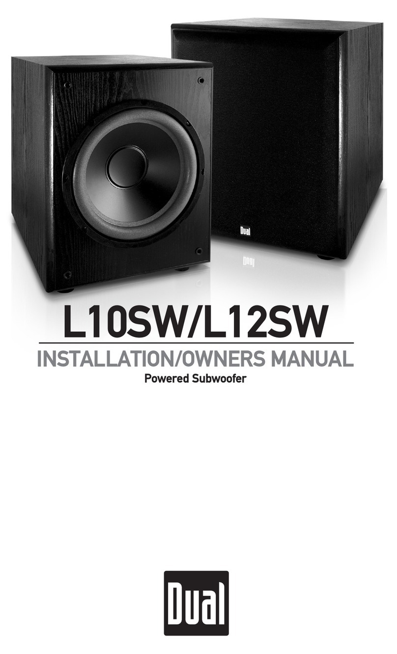 Dual L10SW Operating instructions Dual L10SW Operating instructions