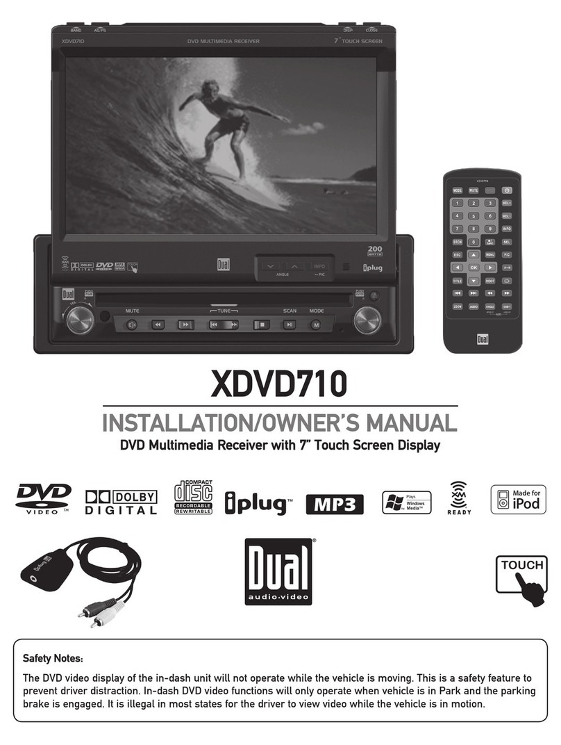 Dual XDVD710 Operating instructions Dual XDVD710 Operating instructions