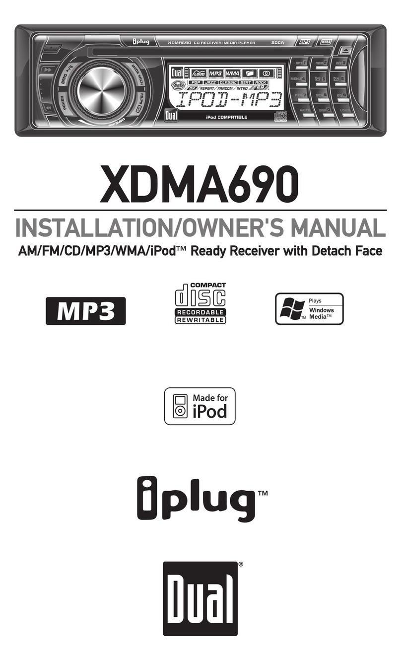 Dual XDMA690 Installation & owner's manual