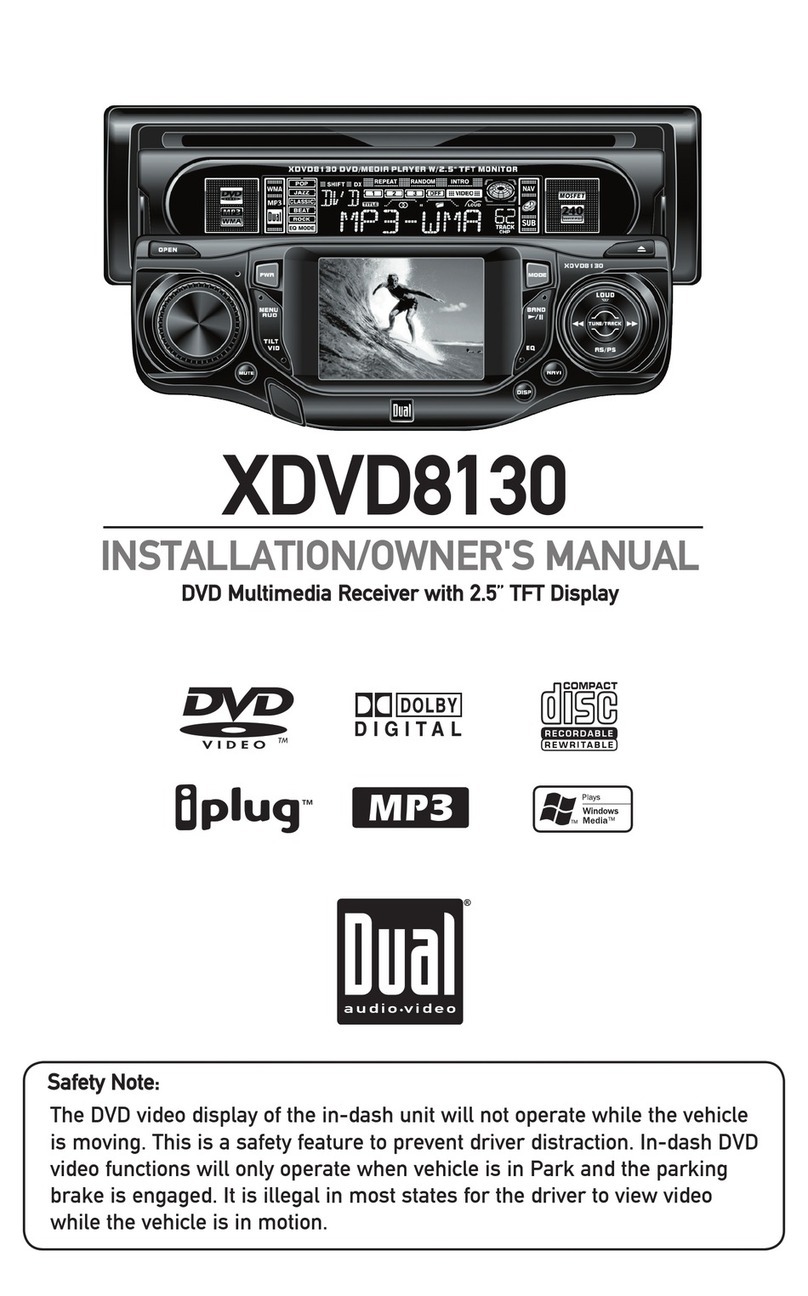 Dual XDVD8130 Operating instructions