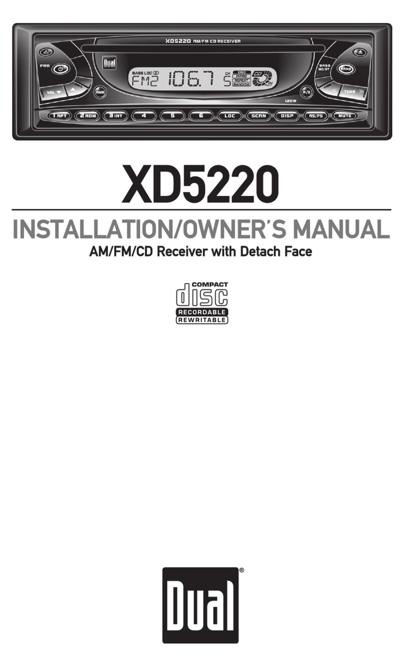 Dual XD5220 Operating instructions