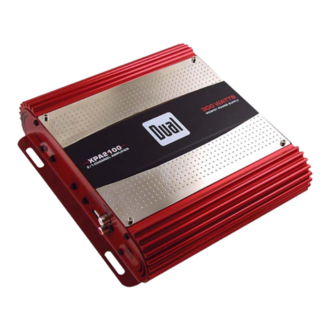 Dual XPA2100 Operating instructions
