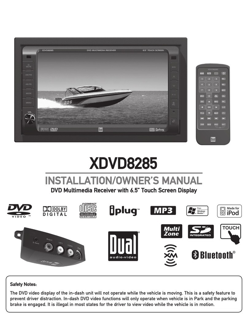 Dual XDVD8285 Operating instructions