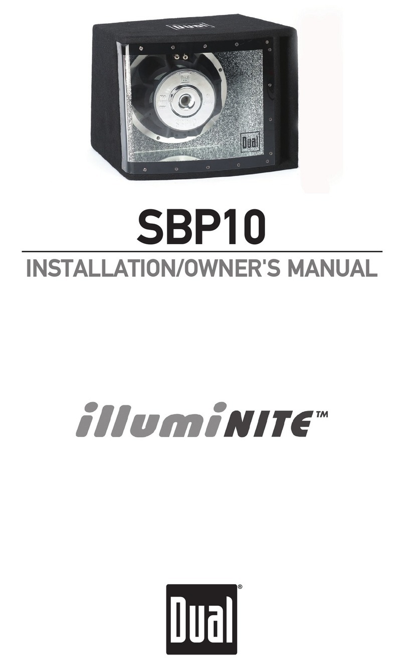 Dual ILLUMINITE SBP10 Operating instructions Dual ILLUMINITE SBP10 Operating instructions
