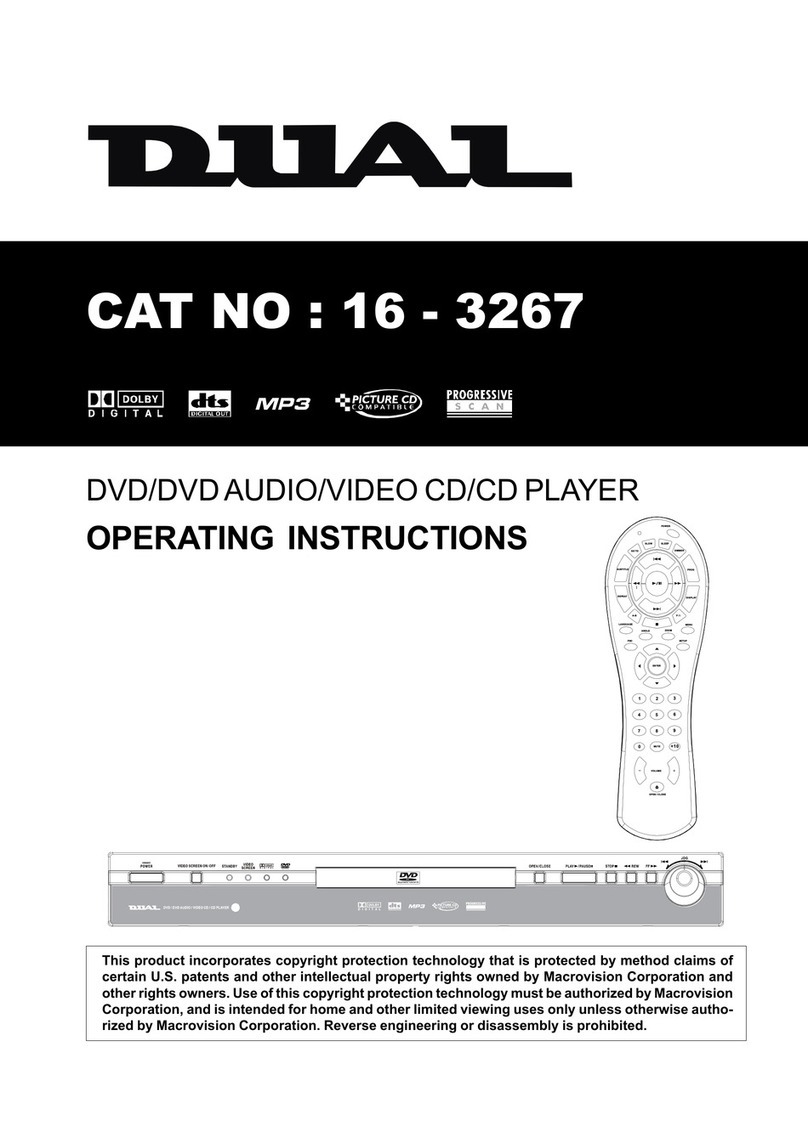 Dual 16-3267 operating instructions