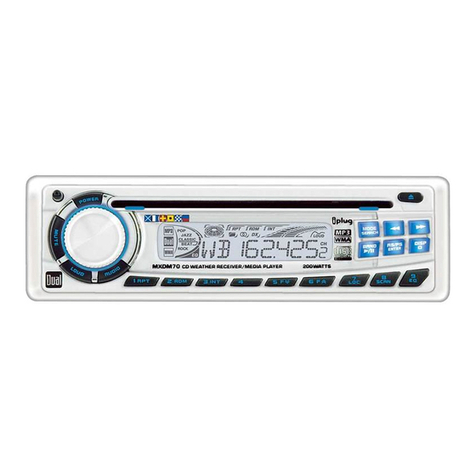 Dual MXDM70 Installation & owner's manual Dual MXDM70 Installation & owner's manual