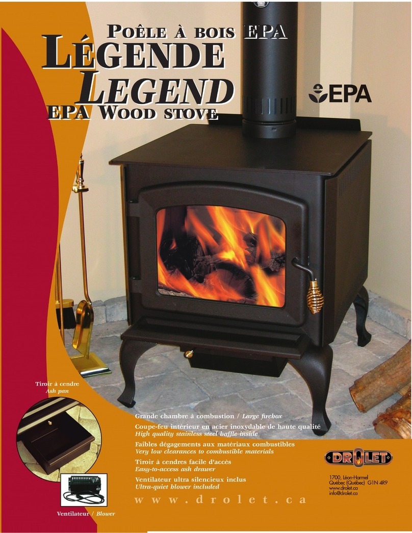 Drolet Legend DB03070 Technical data