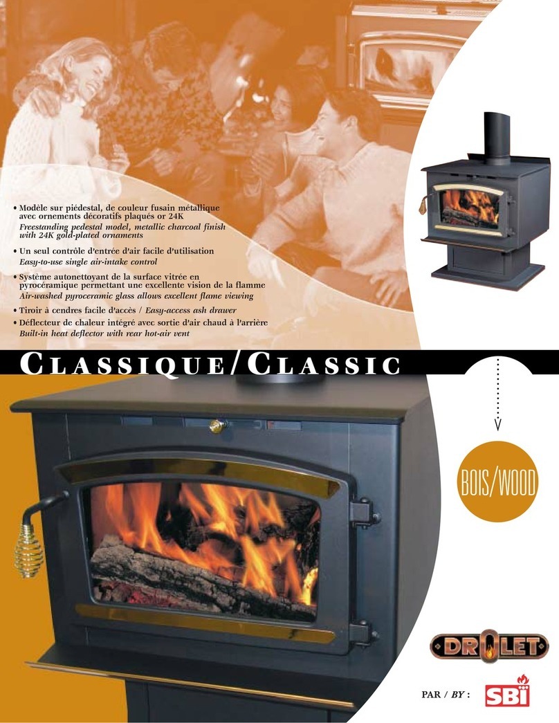 Drolet Classic DB05345 Instruction manual Drolet Classic DB05345 Instruction manual