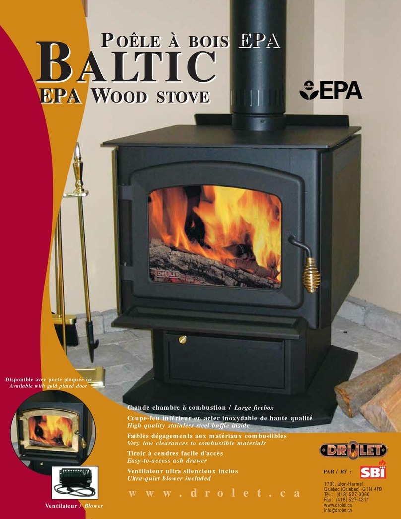 Drolet Baltic DB03040 Technical data