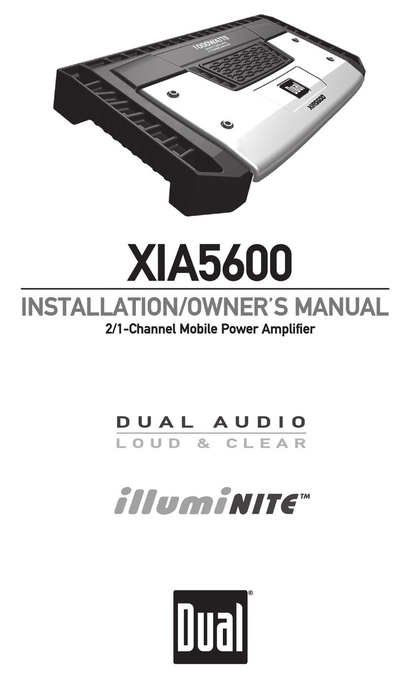 Dual illumiNITE XIA5600 Installation & owner's manual