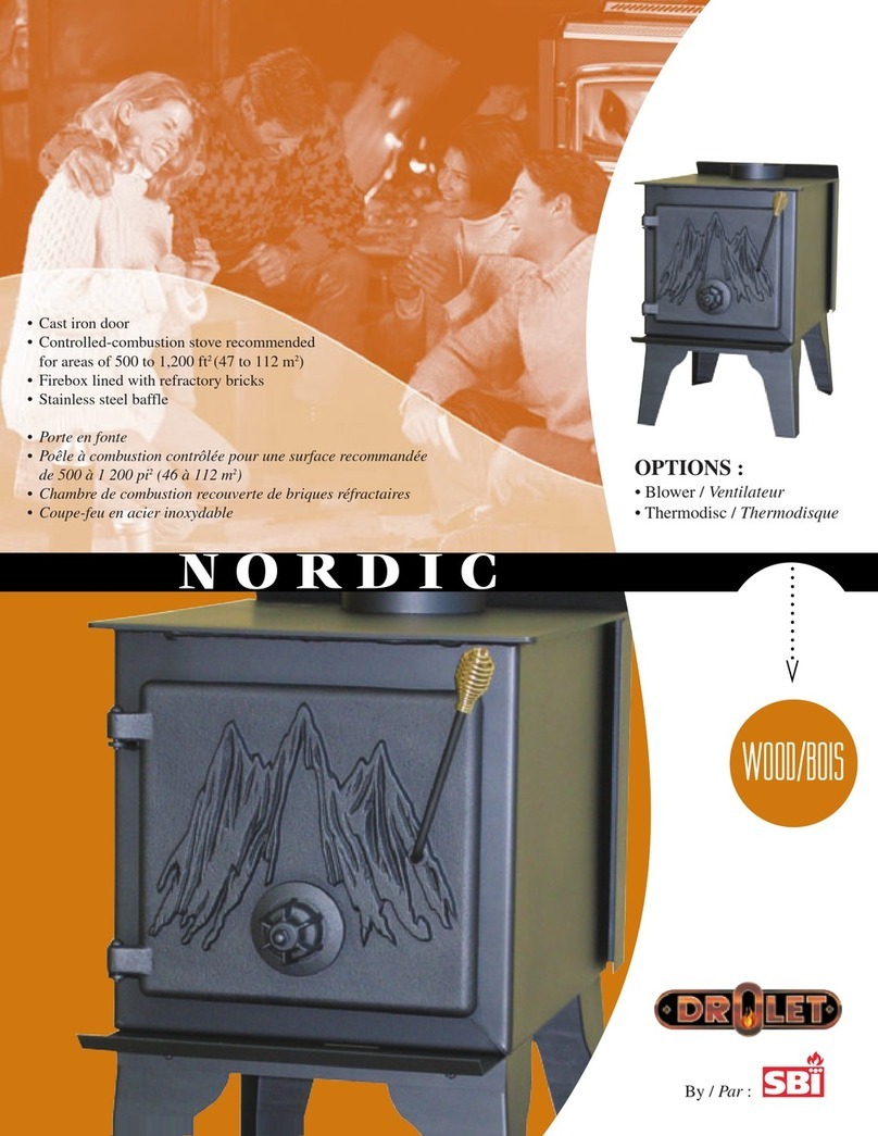 Drolet Nordic Instruction manual