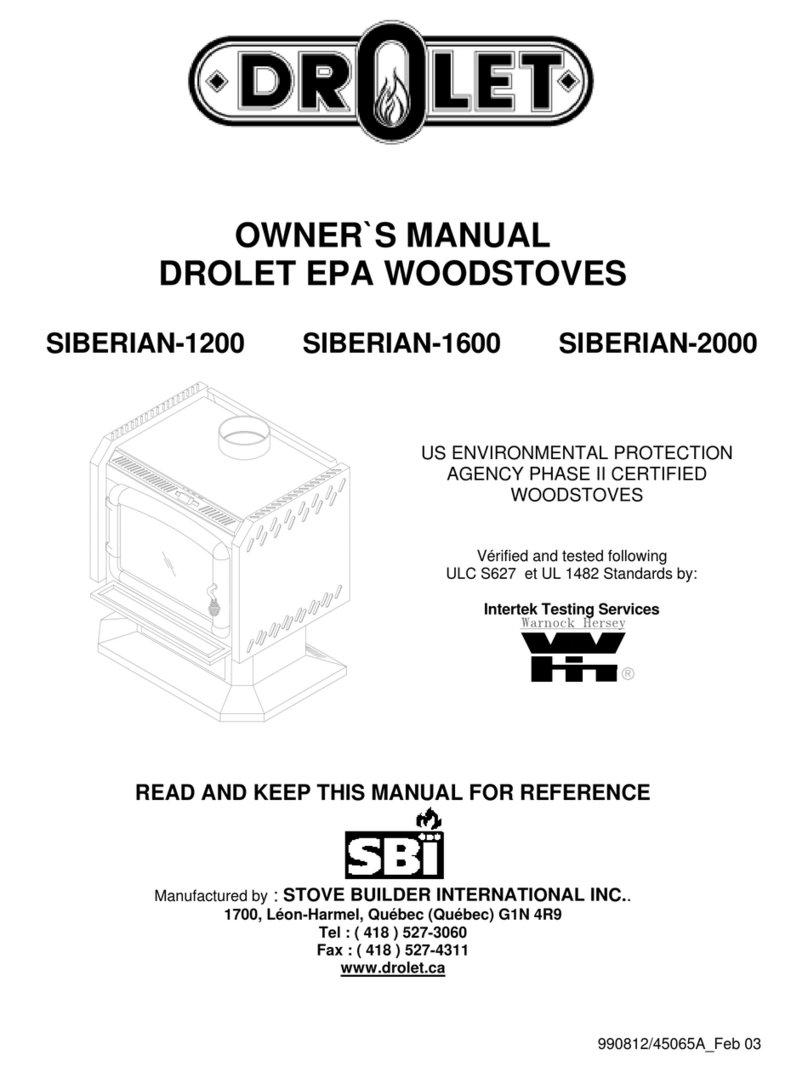 Drolet SIBERIAN 1200 User manual