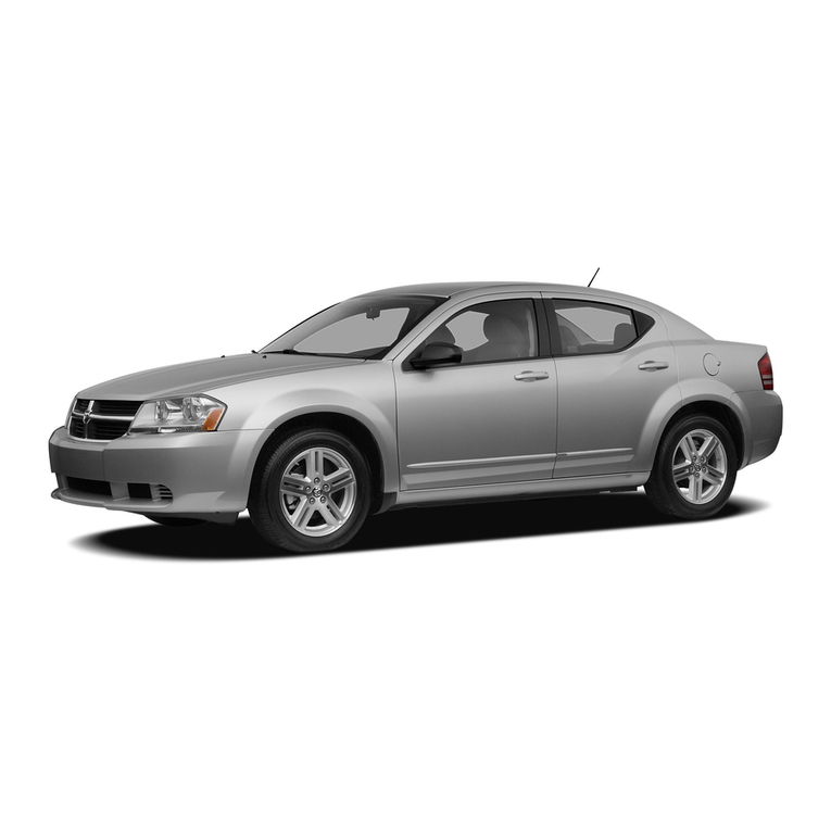 Dodge 2008 Avenger User manual Dodge 2008 Avenger User manual