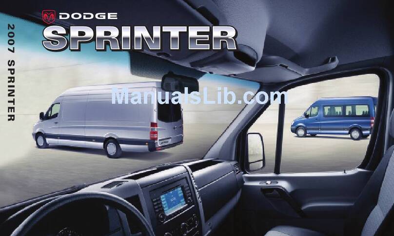 Dodge 2007 Sprinter User manual Dodge 2007 Sprinter User manual