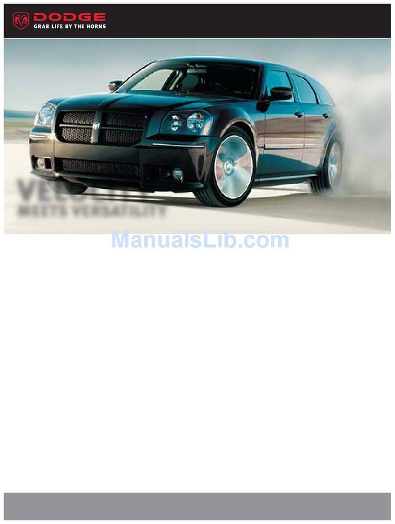 Dodge 2006 magnum User manual Dodge 2006 magnum User manual