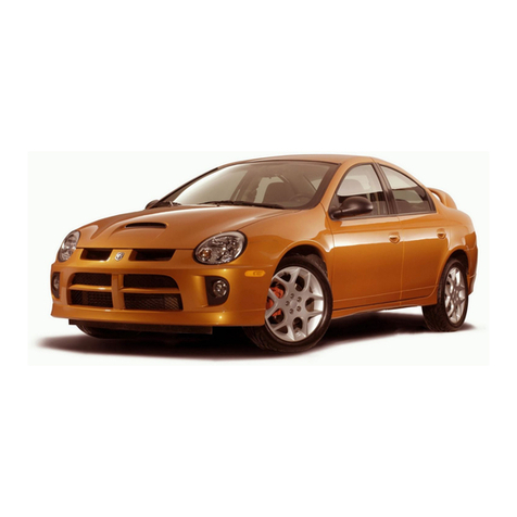 Dodge 2005 Neon SRT4 User manual
