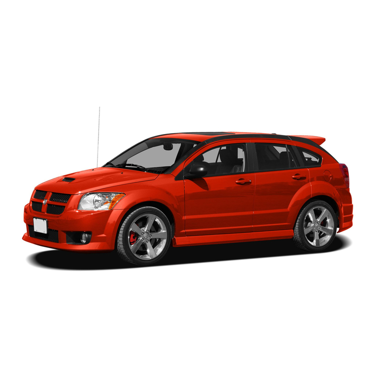 Dodge 2009 Caliber SRT4 User manual